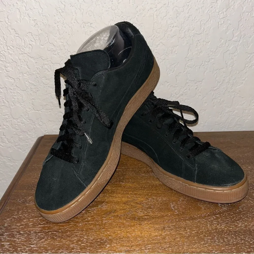 Puma Suede Lace Up Gum Sneaker Shoes